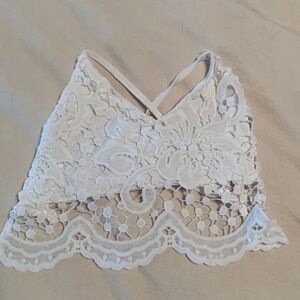 White Lace Bralette